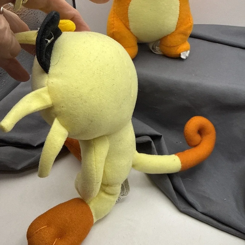 Pokémon Charmander And Meowith Plush Small Pre Owned